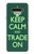 W3862 Keep Calm and Trade On Funda Carcasa Case y Caso Del Tirón Funda para LG Stylo 6