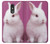 W3870 Cute Baby Bunny Funda Carcasa Case y Caso Del Tirón Funda para LG Stylo 5