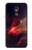 W3897 Red Nebula Space Funda Carcasa Case y Caso Del Tirón Funda para LG Stylo 5