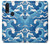 W3901 Aesthetic Storm Ocean Waves Funda Carcasa Case y Caso Del Tirón Funda para Motorola One Action (Moto P40 Power)