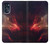 W3897 Red Nebula Space Funda Carcasa Case y Caso Del Tirón Funda para Motorola Moto G (2022)