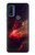 W3897 Red Nebula Space Funda Carcasa Case y Caso Del Tirón Funda para Motorola G Pure