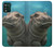 W3871 Cute Baby Hippo Hippopotamus Funda Carcasa Case y Caso Del Tirón Funda para Motorola Moto G Stylus 5G