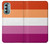 W3887 Lesbian Pride Flag Funda Carcasa Case y Caso Del Tirón Funda para Motorola Moto G Stylus 5G (2022)