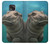 W3871 Cute Baby Hippo Hippopotamus Funda Carcasa Case y Caso Del Tirón Funda para Motorola Moto G Power (2021)