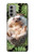 W3863 Pygmy Hedgehog Dwarf Hedgehog Paint Funda Carcasa Case y Caso Del Tirón Funda para Motorola Moto G51 5G