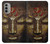 W3874 Buddha Face Ohm Symbol Funda Carcasa Case y Caso Del Tirón Funda para Motorola Moto G51 5G