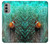 W3893 Ocellaris clownfish Funda Carcasa Case y Caso Del Tirón Funda para Motorola Moto G51 5G