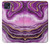 W3896 Purple Marble Gold Streaks Funda Carcasa Case y Caso Del Tirón Funda para Motorola Moto G50 5G