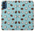 W3860 Coconut Dot Pattern Funda Carcasa Case y Caso Del Tirón Funda para Motorola Moto G41