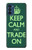 W3862 Keep Calm and Trade On Funda Carcasa Case y Caso Del Tirón Funda para Motorola Moto G41