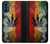 W3890 Reggae Rasta Flag Smoke Funda Carcasa Case y Caso Del Tirón Funda para Motorola Moto G41