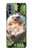 W3863 Pygmy Hedgehog Dwarf Hedgehog Paint Funda Carcasa Case y Caso Del Tirón Funda para Motorola Moto G31