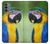 W3888 Macaw Face Bird Funda Carcasa Case y Caso Del Tirón Funda para Motorola Moto G31