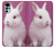 W3870 Cute Baby Bunny Funda Carcasa Case y Caso Del Tirón Funda para Motorola Moto G22