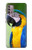 W3888 Macaw Face Bird Funda Carcasa Case y Caso Del Tirón Funda para Motorola Moto G30, G20, G10