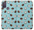 W3860 Coconut Dot Pattern Funda Carcasa Case y Caso Del Tirón Funda para Motorola Moto G10 Power