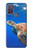 W3898 Sea Turtle Funda Carcasa Case y Caso Del Tirón Funda para Motorola Moto G10 Power