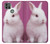 W3870 Cute Baby Bunny Funda Carcasa Case y Caso Del Tirón Funda para Motorola Moto G9 Power