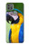 W3888 Macaw Face Bird Funda Carcasa Case y Caso Del Tirón Funda para Motorola Moto G9 Power