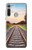 W3866 Railway Straight Train Track Funda Carcasa Case y Caso Del Tirón Funda para Motorola Moto G8