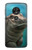 W3871 Cute Baby Hippo Hippopotamus Funda Carcasa Case y Caso Del Tirón Funda para Motorola Moto G7 Play