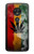 W3890 Reggae Rasta Flag Smoke Funda Carcasa Case y Caso Del Tirón Funda para Motorola Moto G7 Power