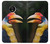 W3876 Colorful Hornbill Funda Carcasa Case y Caso Del Tirón Funda para Motorola Moto G6