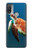 W3899 Sea Turtle Funda Carcasa Case y Caso Del Tirón Funda para Motorola Moto E20,E30,E40