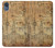 W3868 Aircraft Blueprint Old Paper Funda Carcasa Case y Caso Del Tirón Funda para Motorola Moto E6, Moto E (6th Gen)