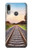 W3866 Railway Straight Train Track Funda Carcasa Case y Caso Del Tirón Funda para Motorola Moto E6 Plus, Moto E6s
