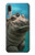 W3871 Cute Baby Hippo Hippopotamus Funda Carcasa Case y Caso Del Tirón Funda para Motorola Moto E6 Plus, Moto E6s