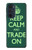 W3862 Keep Calm and Trade On Funda Carcasa Case y Caso Del Tirón Funda para Motorola Edge 30 Pro