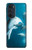 W3878 Dolphin Funda Carcasa Case y Caso Del Tirón Funda para Motorola Edge 30 Pro