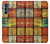 W3861 Colorful Container Block Funda Carcasa Case y Caso Del Tirón Funda para Motorola Edge S30