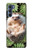 W3863 Pygmy Hedgehog Dwarf Hedgehog Paint Funda Carcasa Case y Caso Del Tirón Funda para Motorola Edge S30