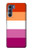 W3887 Lesbian Pride Flag Funda Carcasa Case y Caso Del Tirón Funda para Motorola Edge S30