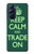 W3862 Keep Calm and Trade On Funda Carcasa Case y Caso Del Tirón Funda para Motorola Edge X30