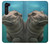 W3871 Cute Baby Hippo Hippopotamus Funda Carcasa Case y Caso Del Tirón Funda para Motorola Edge