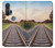 W3866 Railway Straight Train Track Funda Carcasa Case y Caso Del Tirón Funda para Motorola Edge+