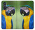 W3888 Macaw Face Bird Funda Carcasa Case y Caso Del Tirón Funda para Motorola Edge+