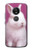 W3870 Cute Baby Bunny Funda Carcasa Case y Caso Del Tirón Funda para Motorola Moto E5 Plus