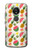 W3883 Fruit Pattern Funda Carcasa Case y Caso Del Tirón Funda para Motorola Moto E5 Plus