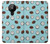 W3860 Coconut Dot Pattern Funda Carcasa Case y Caso Del Tirón Funda para Nokia 5.3