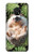 W3863 Pygmy Hedgehog Dwarf Hedgehog Paint Funda Carcasa Case y Caso Del Tirón Funda para Nokia 7.2