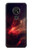 W3897 Red Nebula Space Funda Carcasa Case y Caso Del Tirón Funda para Nokia 7.2