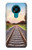 W3866 Railway Straight Train Track Funda Carcasa Case y Caso Del Tirón Funda para Nokia 3.4