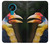 W3876 Colorful Hornbill Funda Carcasa Case y Caso Del Tirón Funda para Nokia 3.4