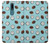 W3860 Coconut Dot Pattern Funda Carcasa Case y Caso Del Tirón Funda para Nokia 2.4