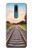 W3866 Railway Straight Train Track Funda Carcasa Case y Caso Del Tirón Funda para Nokia 2.4